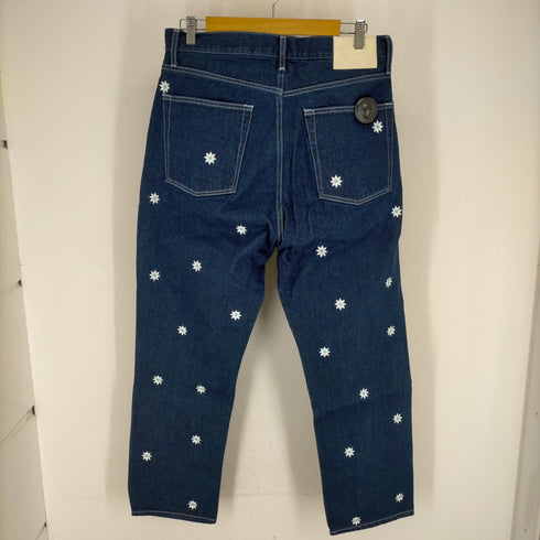 ケボズ KEboz NICK GEAR COLLABORATION Flower&Embroidery Logo DENIM ONE WASH メンズ JPN:L