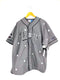 ケボズ KEboz NICK GEAR COLLABORATION SP Flower&Embroidery Logo BASE BALL SHIRTS メンズ JPN:L