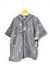 ケボズ KEboz NICK GEAR COLLABORATION SP Flower&Embroidery Logo BASE BALL SHIRTS メンズ JPN:L