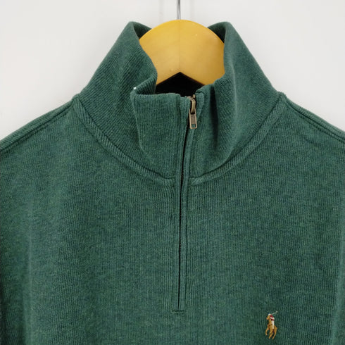 ポロバイラルフローレン Polo by RALPH LAUREN スモールポニー刺繍 ハーフジップスウェット メンズ JPN:S
