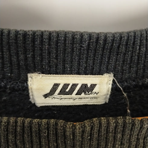 ジュンメン JUN MEN バック刺繍デカロゴ スウェット メンズ