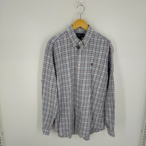 ラルフローレン RALPH LAUREN BLAKE チェック柄 BDコットンシャツ メンズ JPN:L