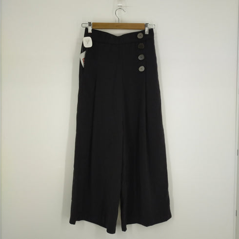 ザラ ZARA cropped black dress pants レディース US S