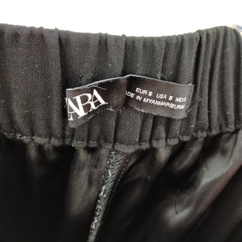 ザラ ZARA cropped black dress pants レディース US S
