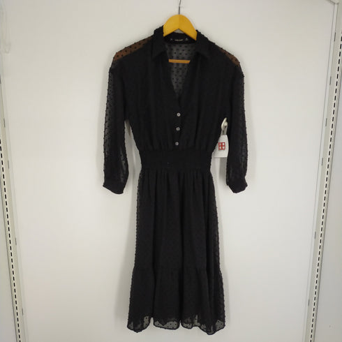 ザラ ZARA シースルーワンピース レディース US S