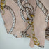 ザラ ZARA knot chain print pink button up shirt レディース US M