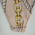ザラ ZARA knot chain print pink button up shirt レディース US M