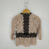 ザラ ZARA 花柄 シースルーブラウス レディース US S