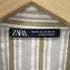 ザラ ZARA ストライプ ノースリーブシャツワンピース レディース US M