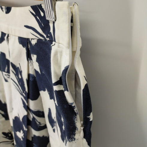 ザラ ZARA 総柄 プリーツスカート レディース US S