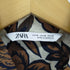 ザラ ZARA 総柄シャツワンピース レディース US M