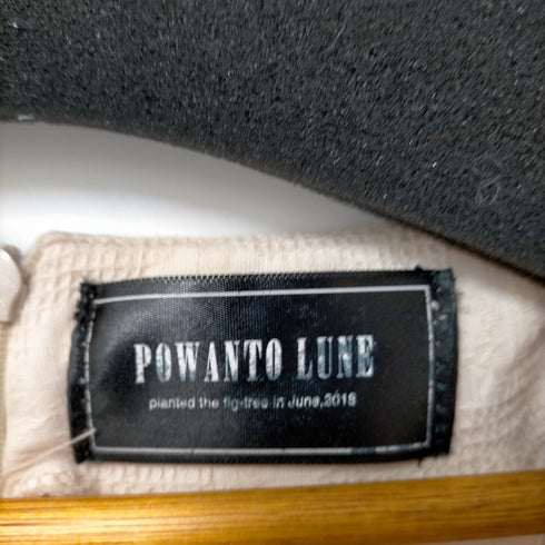 ポワントリュネ powanto lune パフスリーブ花柄ロングワンピース レディース FREE