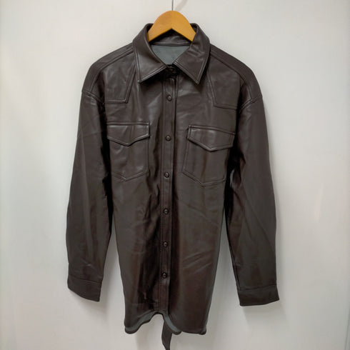 ポワントリュネ powanto lune fake leather Jacket レディース FREE