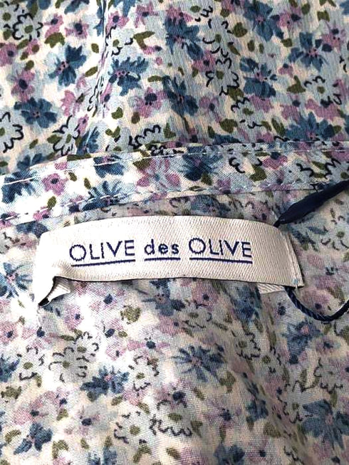 オリーブデオリーブ OLIVE des OLIVE スクエアネックプリーツワンピース レディース FREE
