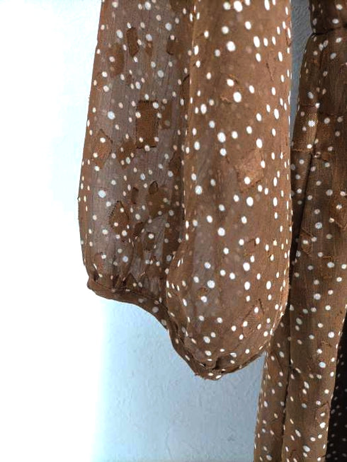 レベッカブティック LEBECCA boutique ドット柄ワンピース レディース FREE