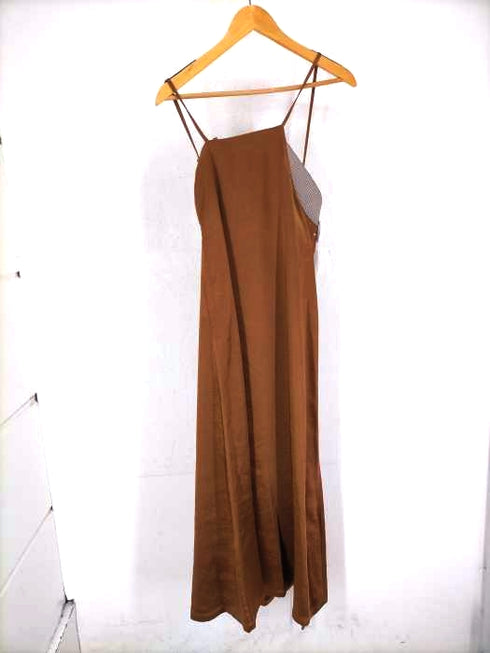 ウィルフリー willfully satin back lace up cami OP レディース FREE