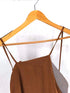 ウィルフリー willfully satin back lace up cami OP レディース FREE