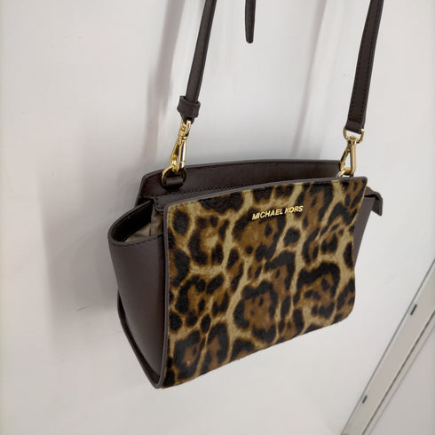 マイケルコース Michael Kors ハラコレオパードショルダーバッグ レディース 無