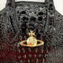 ヴィヴィアンウエストウッド アングロマニア Vivienne Westwood ANGLOMANIA オーブエンブレムクロコ型押しハンドバッグ レディース 無