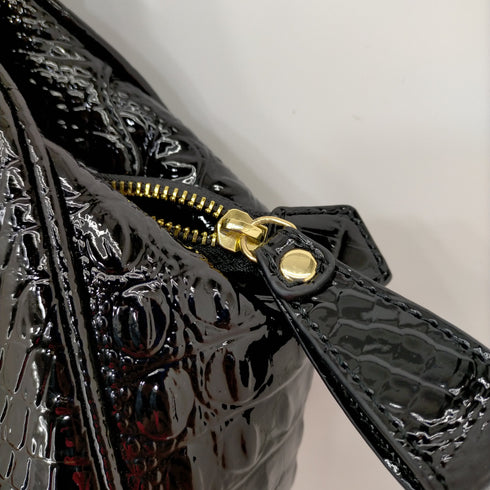ヴィヴィアンウエストウッド アングロマニア Vivienne Westwood ANGLOMANIA オーブエンブレムクロコ型押しハンドバッグ レディース 無