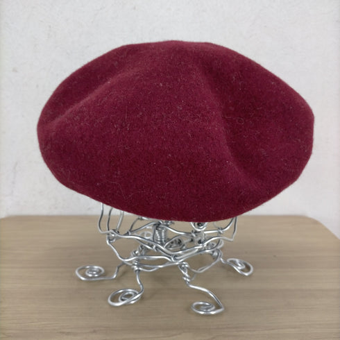 ヴィヴィアンウエストウッド Vivienne Westwood ウールロゴ刺繍ベレー帽 レディース S~M
