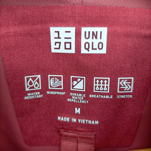 ユニクロ UNIQLO ブロックテックパーカ 3Dカット メンズ JPN:M