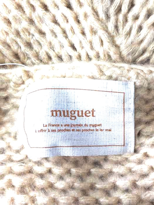 ミュゲ MUGET big knit swatch cardigan レディース