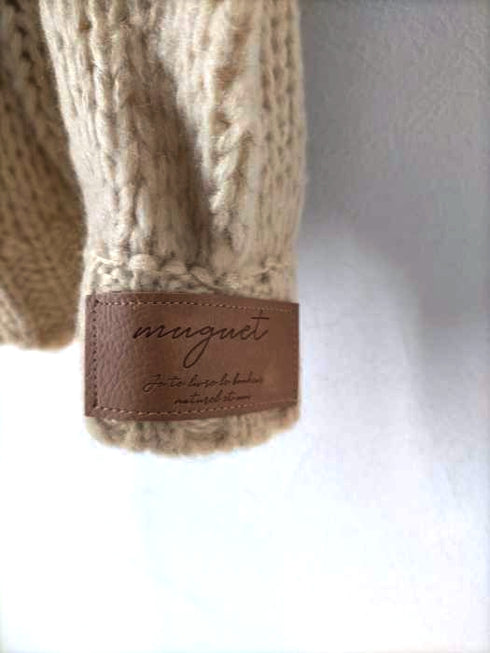 ミュゲ MUGET big knit swatch cardigan レディース