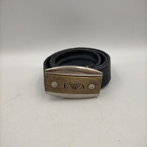 エンポリオアルマーニ EMPORIO ARMANI ウッドバックル ベルト メンズ 46