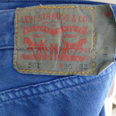 リーバイス Levis 501 ボタンフライデニム 製品染め メンズ 30×32