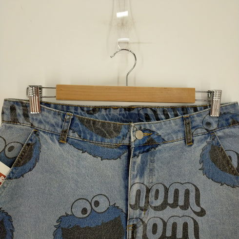 エイチアンドエム H&M キャラクタープリントストレートデニム メンズ 160/80A