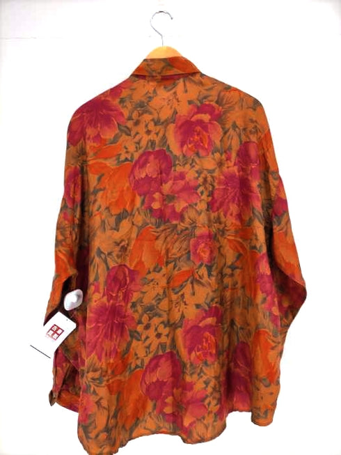 総花柄シルクシャツ メンズ JPN:L