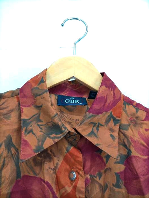総花柄シルクシャツ メンズ JPN:L