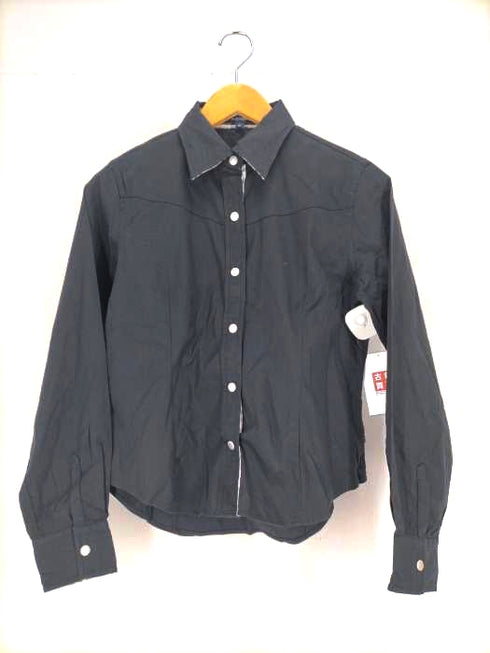 バーバリーロンドン BURBERRY LONDON スナップボタン長袖シャツ レディース JPN:M