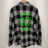 アンチソーシャルソーシャルクラブ ANTI SOCIAL SOCIAL CLUB ロゴプリントバッファローチェックシャツ メンズ XL
