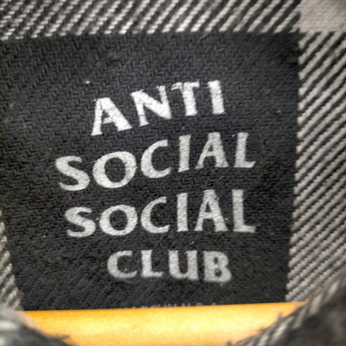 アンチソーシャルソーシャルクラブ ANTI SOCIAL SOCIAL CLUB ロゴプリントバッファローチェックシャツ メンズ XL