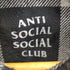 アンチソーシャルソーシャルクラブ ANTI SOCIAL SOCIAL CLUB ロゴプリントバッファローチェックシャツ メンズ XL
