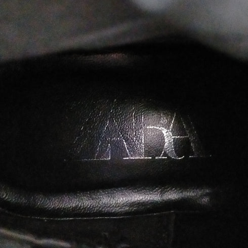 ザラ ZARA サイドジップ厚底ブーツ レディース EUR:37