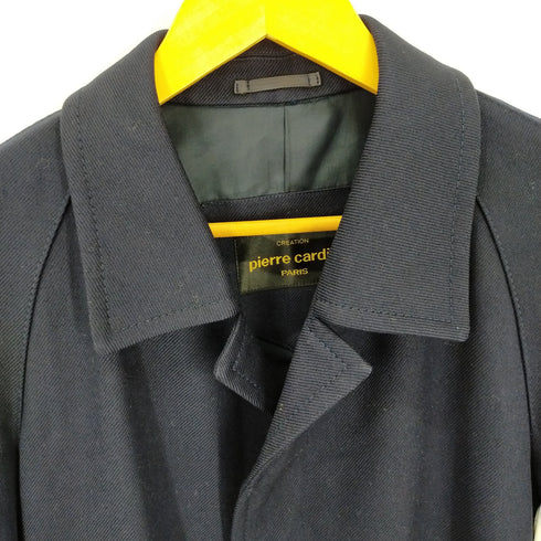 ピエールカルダン pierre cardin ウールツイル ステンカラーコート レディース
