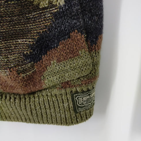 デニムアンドサプライ ラルフローレン DENIM & SUPPLY RALPH LAUREN カモ カーディガン メンズ XS