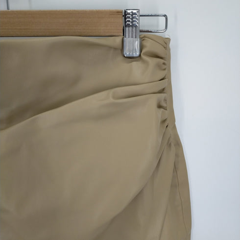 ザラ ZARA フェイクレザータイトスカート レディース M