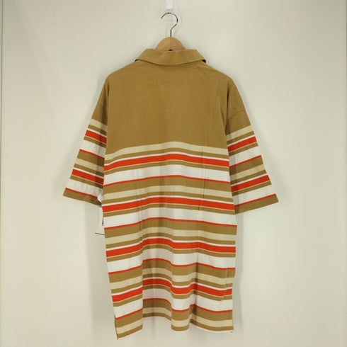 ショーン ジョン Sean john マルチボーダー刺繍ロゴポロシャツ メンズ import:XXL