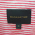 バナナタイム BANANATIME SLIM GRANDAD SHIRT BAMBOO STRIPES メンズ JPN:M