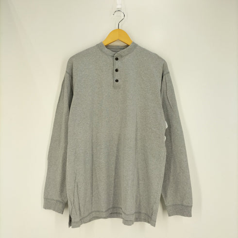 セントジョンズベイ ST.JOHNS BAY 90s ヘムスリットヘンリーネックカットソー メンズ LT/GL