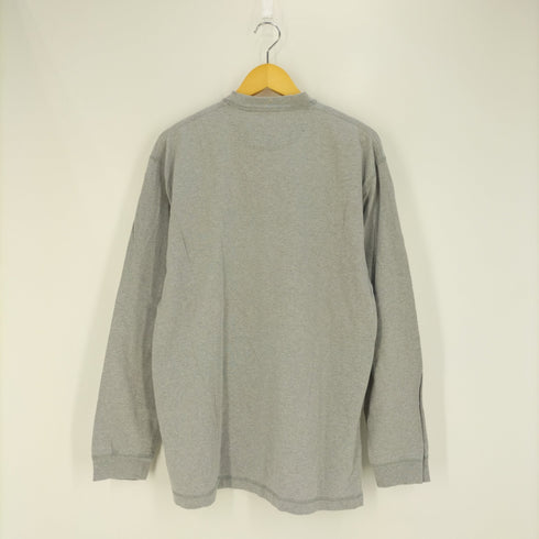 セントジョンズベイ ST.JOHNS BAY 90s ヘムスリットヘンリーネックカットソー メンズ LT/GL