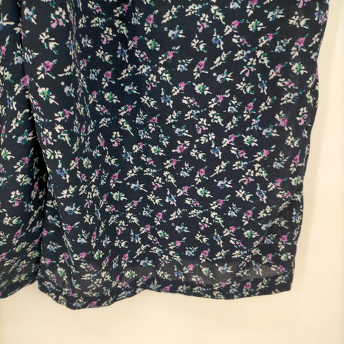 Siachi COLLECTION MADE IN USA フラワーパターンワイドポリイージーパンツ レディース JPN:S