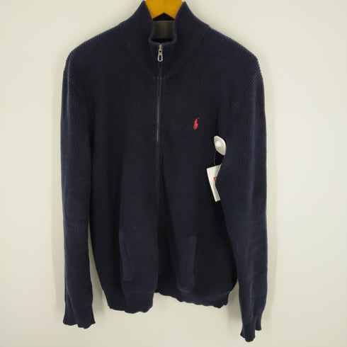 ポロラルフローレン POLO RALPH LAUREN コットンジップニットカーディガン メンズ JPN:L
