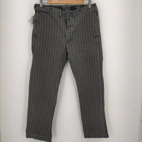 ダブルアールエル ラルフローレン RRL RALPH LAUREN 一つ星 コットンストライプパンツ メンズ 31/30