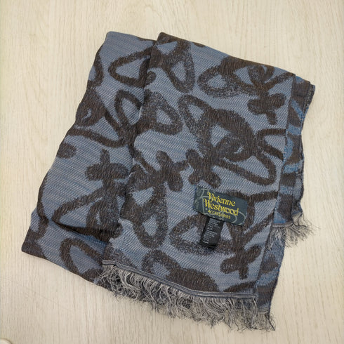 ヴィヴィアンウエストウッド アクセサリー Vivienne Westwood Accessories ロゴプリントシルク混ストール レディース