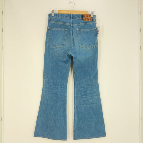 キャピタル KAPITAL 日本製 岡山御津工場産 フレアデニムパンツ メンズ 32